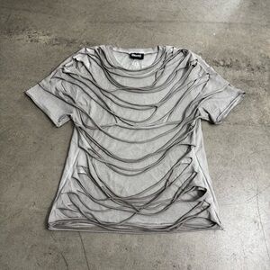 Distressed Layered Shirt